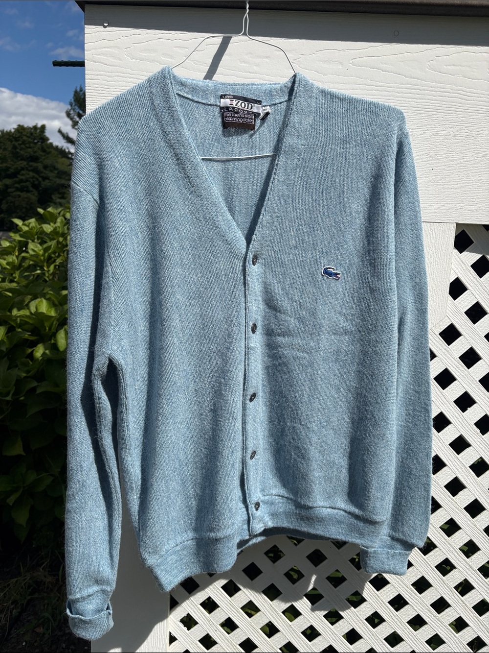 Vintage Lacoste Boyfriend V-Neck Sweater